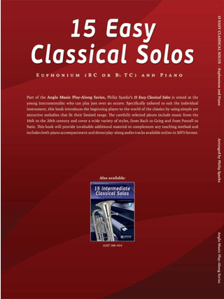 15 Easy classical solos - Euphonium - Partition - Tuba